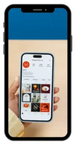 Mobile phone showing Social media content creation edited with CapCut Pro APK
