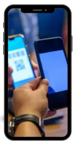Mobile phone showing a Digital payment feature of capcut pro 